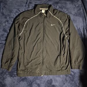 Nike Men's Dri Fit Black Windbreaker Jacket